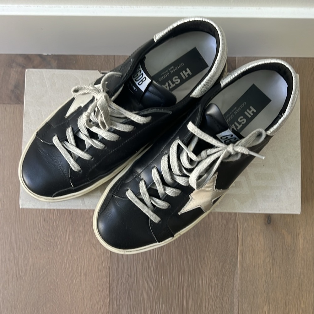 Golden Goose Hi Star Sneakers Size 39, only worn 5x - Picture 4 of 11